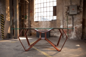 Kovový jídelní stůl Concept Spider - Individual